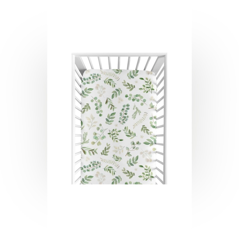 Sweet Jojo Designs NWT Botanical Crib Sheets